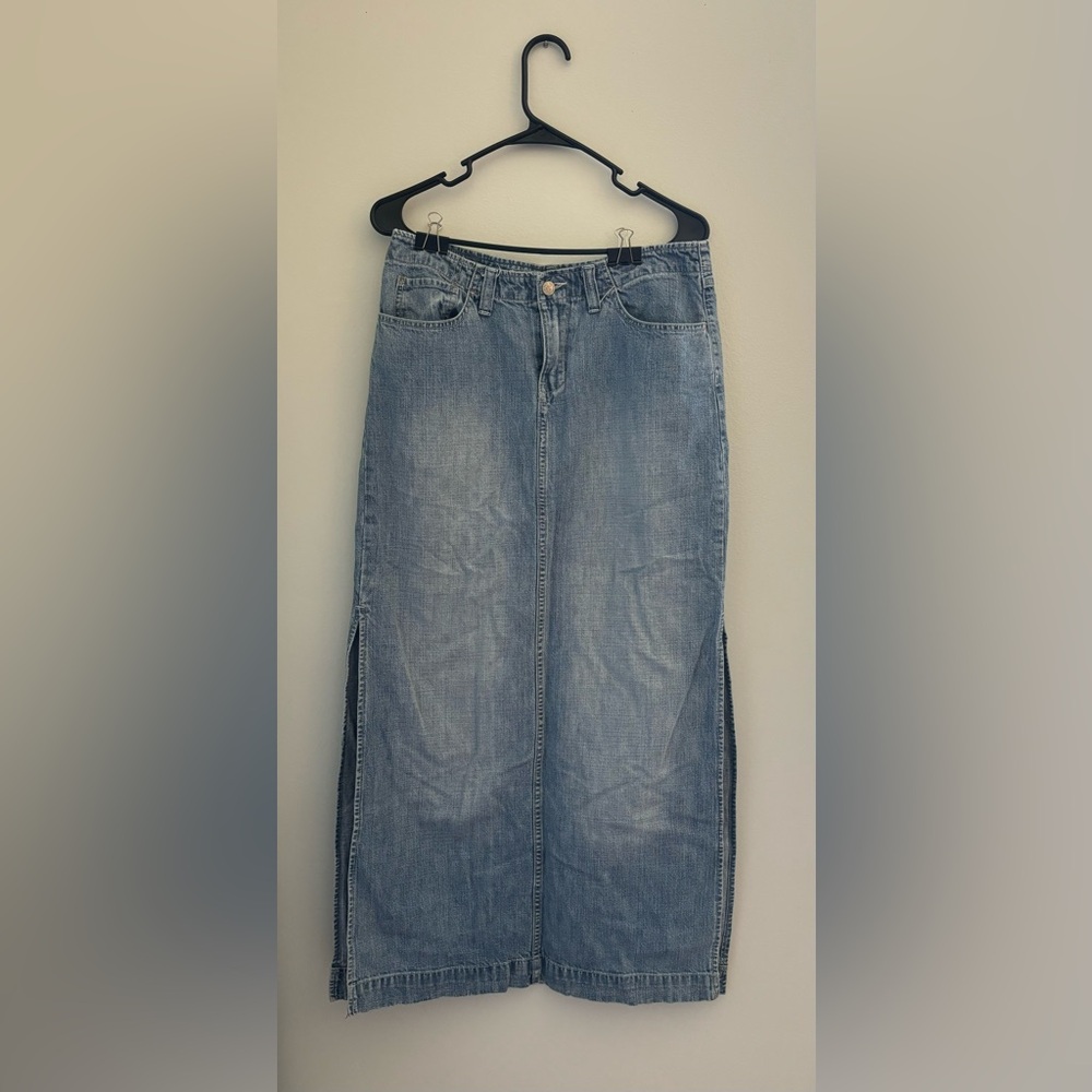 BKE Vintage Demin Maxi Skirt size 29